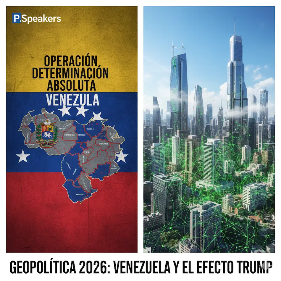 Mapa geopolítico de Venezuela 2026 | PSpeakers Agency Latam